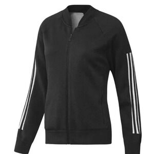 NWT Adidas Womens ID Knit Bomber Track Jacket